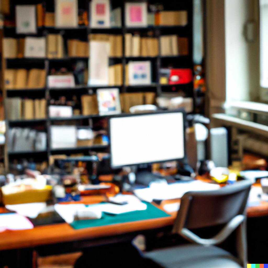 uploads/joeh/1657917943/DALL·E 2022-07-15 13.30.28 - a zoom background of a vintage style office.png