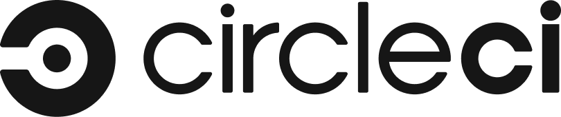 (Logo) A dark gray logo featuring a stylized circular graphic followed by the lowercase text "circleci", set against a solid black background. Text: circleci Colors: #333333, #000000 Note: The image clearly displays a combination of a unique graphic symbol and a company name, designed for brand identification and recognition, which are defining characteristics of a logo.