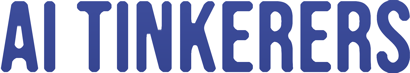 (Logo) The image displays the words 'AI TINKER$' in a bold, blue, sans-serif font set against a plain white background. Text: AI TINKER$ Colors: #3344AA, #FFFFFF Note: The image consists solely of stylized text designed to represent a brand or organization, which is characteristic of a wordmark logo.