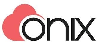 (Logo) A logo featuring a stylized red cloud icon on the left, partially overlapping with a black-outlined white circle, followed by the black text 'nix' on a white background. The overall design implies the brand name 'Conix'. Text: onix Colors: #ea5b5b, #000000, #ffffff Note: The image combines a distinctive graphic element (cloud and circle) with stylized text to form a recognizable brand identity. This design is characteristic of a logo intended to represent a company or product.