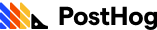 (Logo) The logo of PostHog, featuring a stylized hedgehog graphic with blue, orange, and yellow spines next to the wordmark 'PostHog' in a bold black font. Text: PostHog Colors: #1255ff, #ff5c1a, #ffd147, #000000 Note: The image displays a corporate brand logo consisting of a graphic icon and the company's name in a specific typeface.